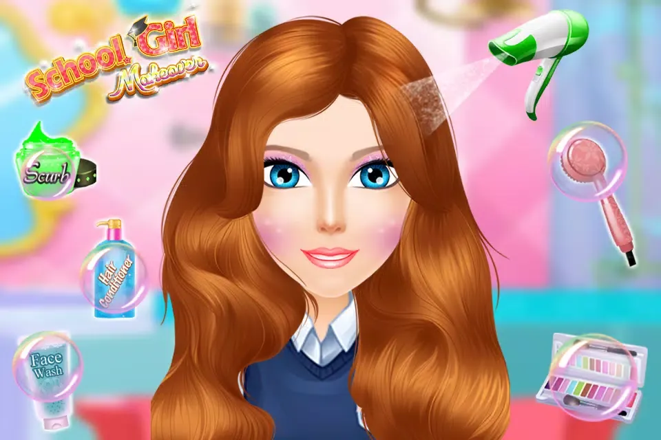 School Girls Fashion Makeover Screenshots