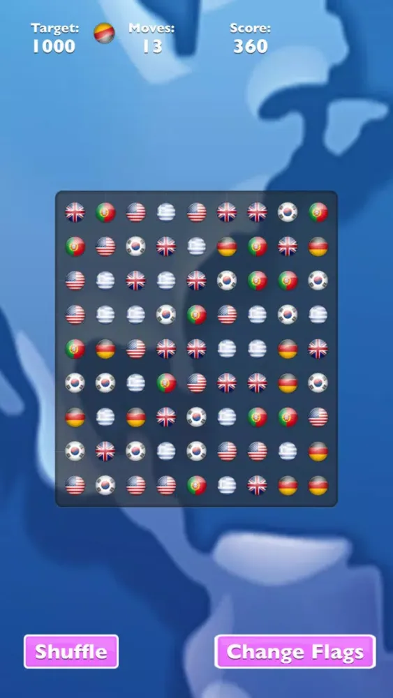 Capturas de tela do Flap Flag - Get to Know National flags by the game