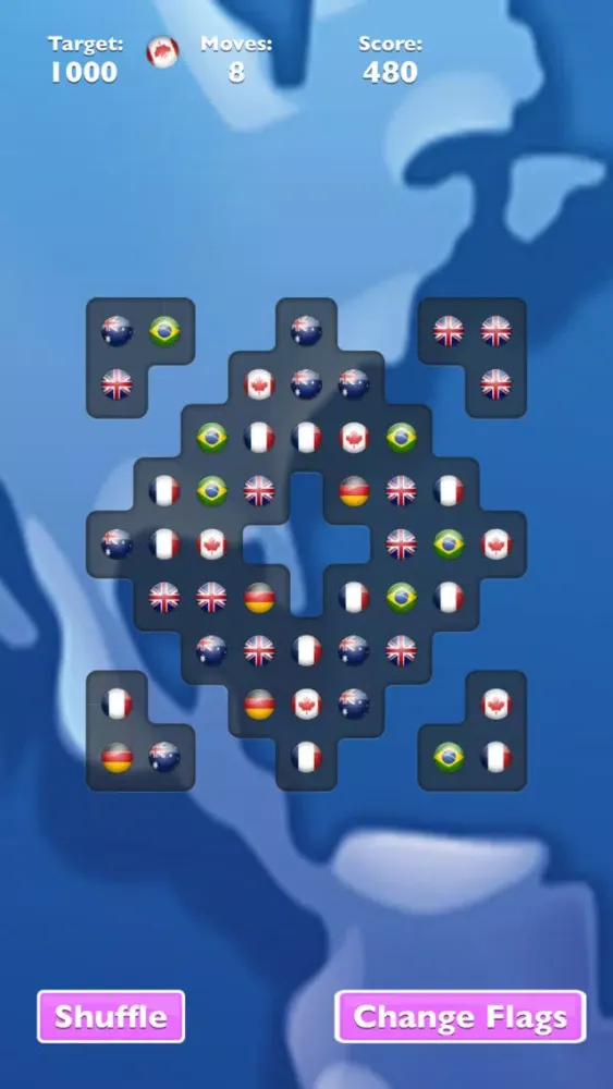 Capturas de tela do Flap Flag - Get to Know National flags by the game
