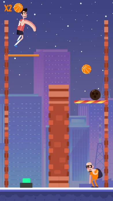 Capturas de tela do Deadly Dunk