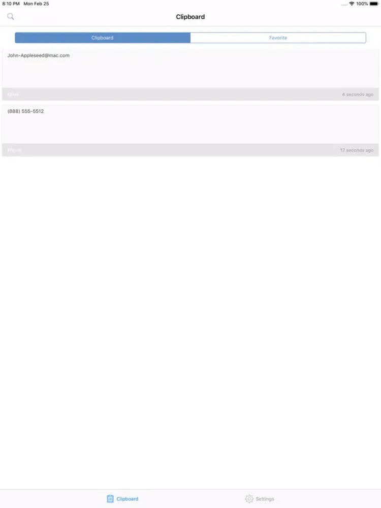Copy N Paste iPad 应用截图
