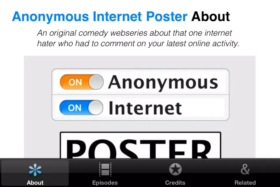Tangkapan skrin Anonymous Internet Poster