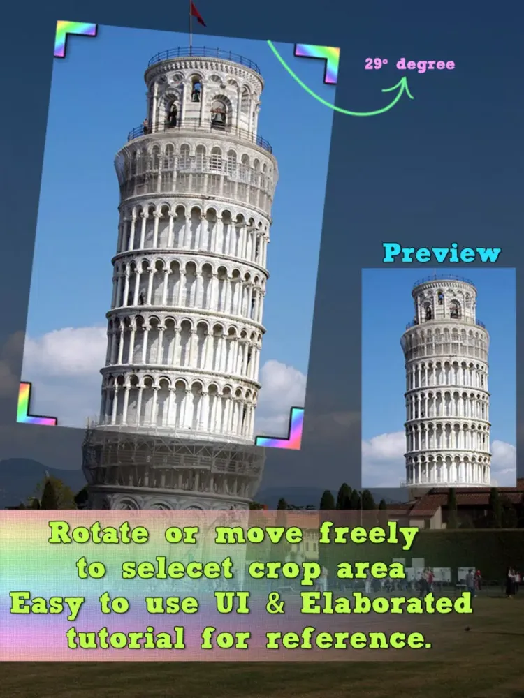 تصاویر CropPhoto - crop rotate & edit HD photo, wallpapers & profile pics iPad 
