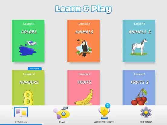 Captures d'écran de English for Kids from PMG iPad 