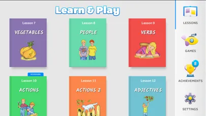 Captures d'écran de English for Kids from PMG