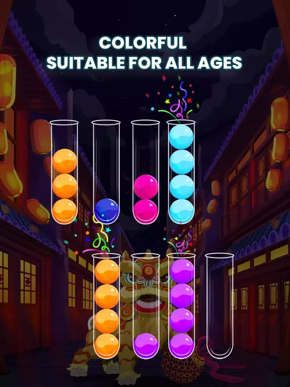 Tangkapan layar Ball Sort - Brain Puzzle Game iPad 