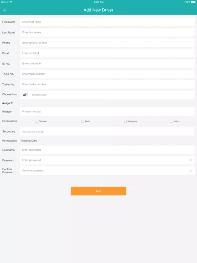 iDispatch Tracking iPad  Screenshots