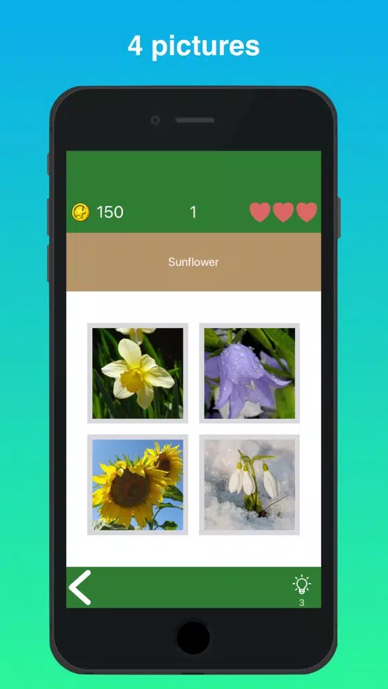 Quiz Flowers: guess one answer স্ক্রিনশট