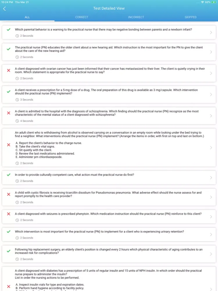 HESI NCLEX PN Exam Prep iPad Ekran Görüntüleri