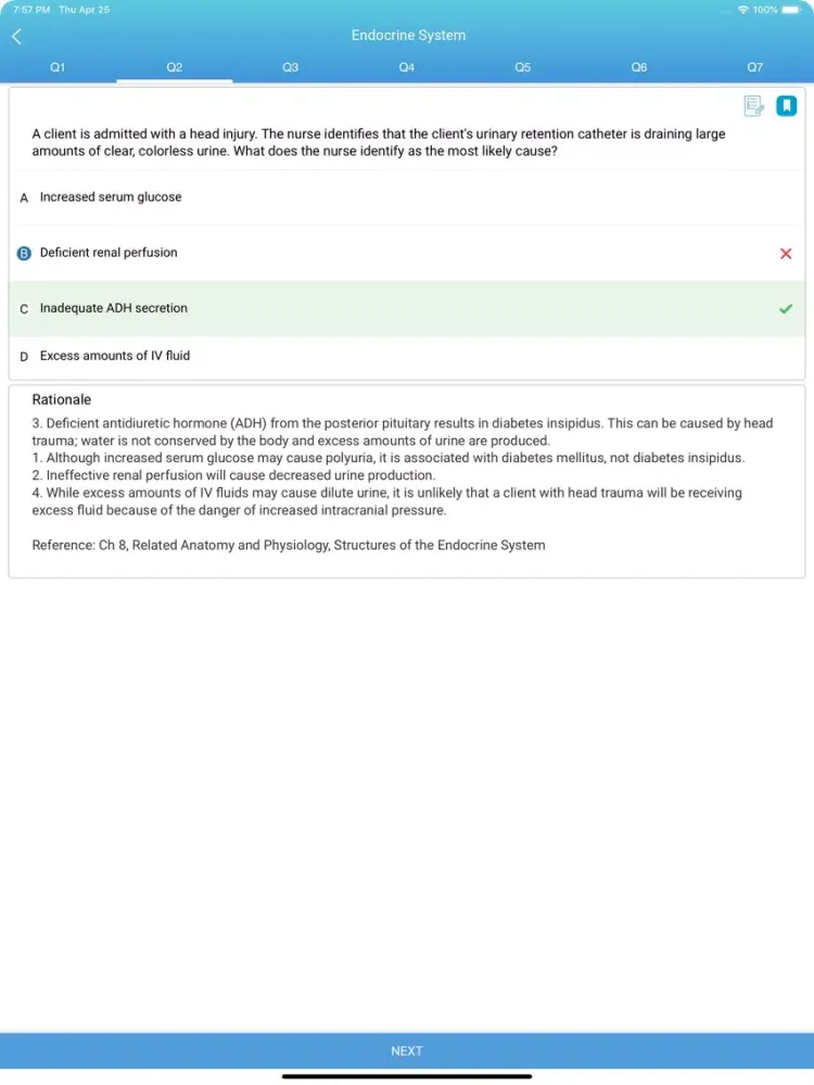 Captures d'écran de NCLEX RN EXAM PREP BY MOSBY’S iPad