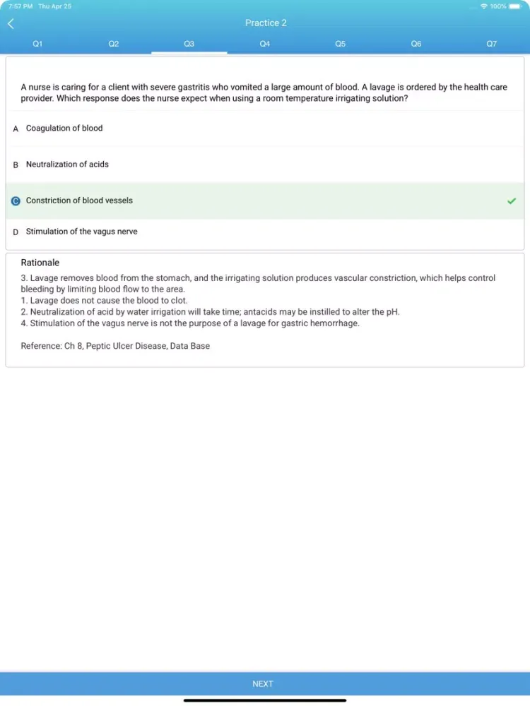 Captures d'écran de NCLEX RN EXAM PREP BY MOSBY’S iPad
