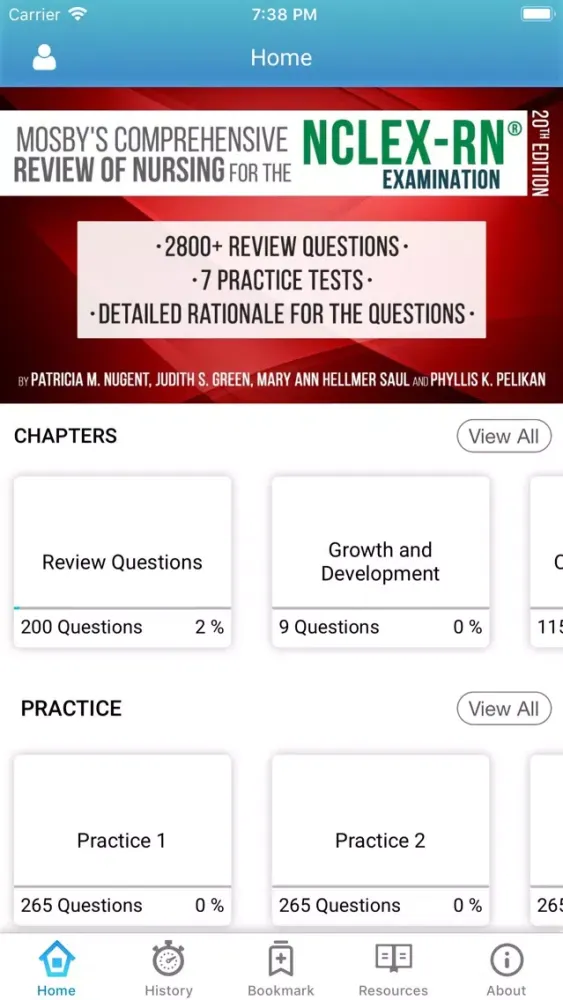 Captures d'écran de NCLEX RN EXAM PREP BY MOSBY’S