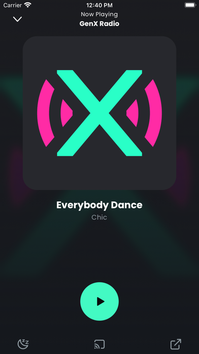 Zrzuty ekranu GenX Radio
