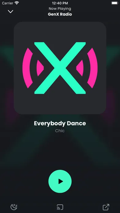 Zrzuty ekranu GenX Radio
