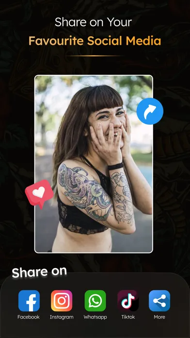 Captures d'écran de Inkee: AI Tattoo Art Generator