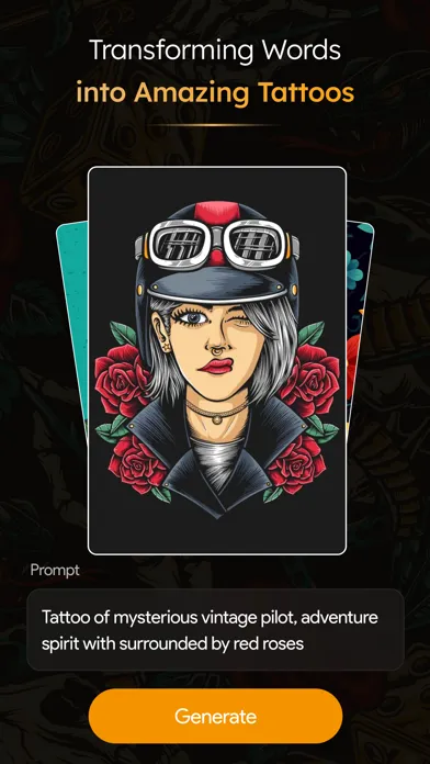 Captures d'écran de Inkee: AI Tattoo Art Generator