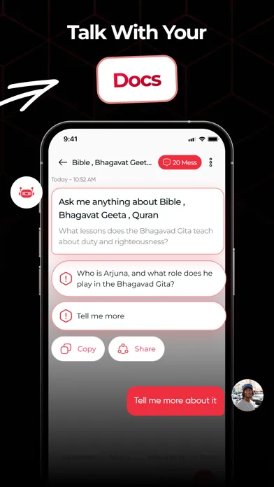 DocsChat AI-Chat With Your Pdf سکرین شاٹس