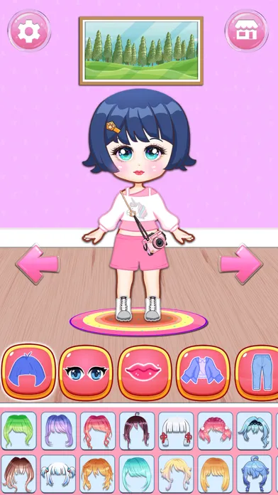 Captures d'écran de Chibi Queen Doll Outfit Games