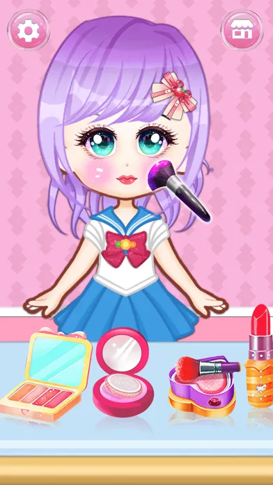 Captures d'écran de Chibi Queen Doll Outfit Games