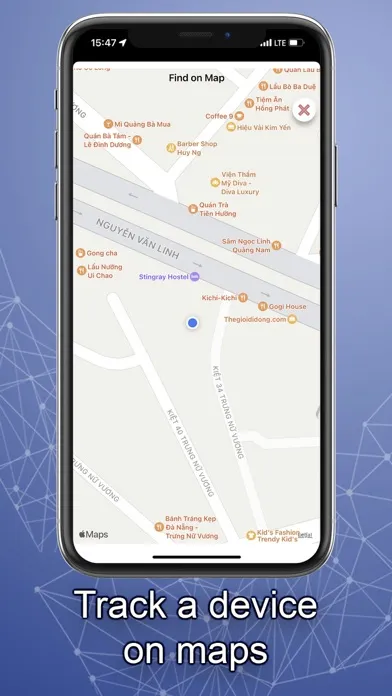 Ảnh chụp màn hình của AnyFind - Bluetooth Tracker.