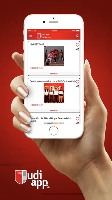 UDI APP Screenshots