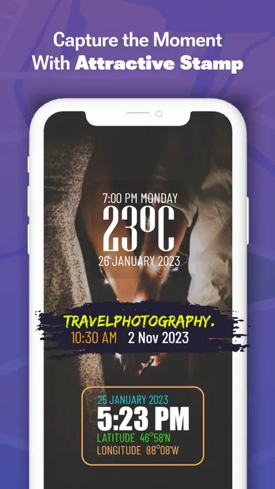Geo Stamp : GPS Mark on photo سکرین شاٹس