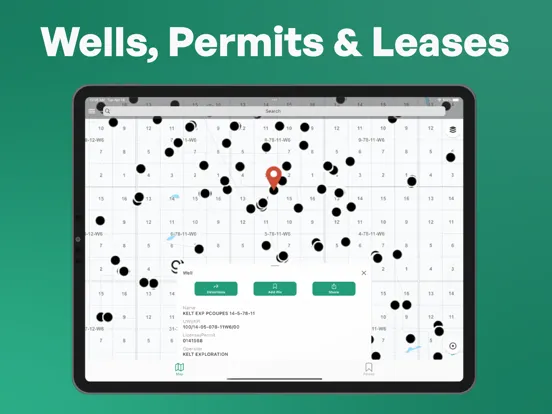 Ảnh chụp màn hình của Well Finder - GeoActivity iPad 
