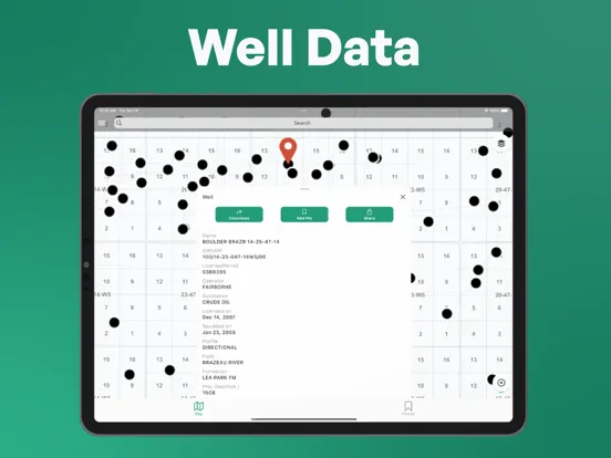 Ảnh chụp màn hình của Well Finder - GeoActivity iPad 