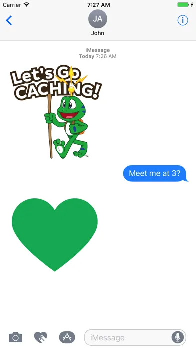 Tangkapan skrin Cachemoji