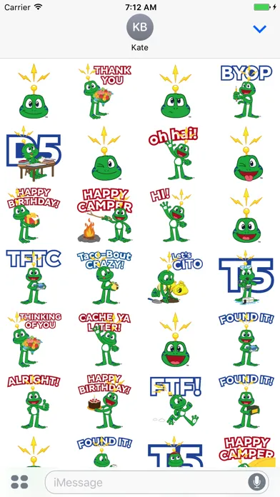 Tangkapan skrin Cachemoji