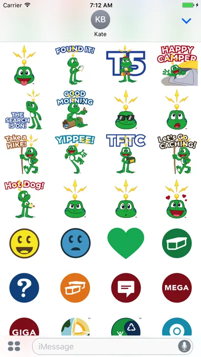 Tangkapan skrin Cachemoji