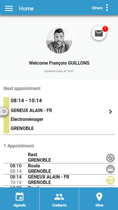 Opti-Time Mobile Screenshots