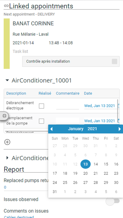 Opti-Time Mobile Screenshots
