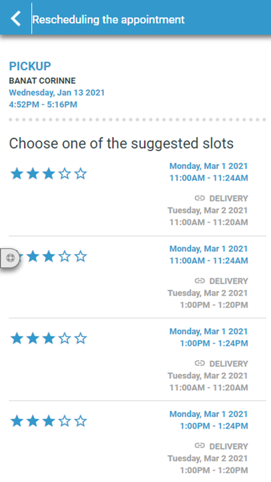 Opti-Time Mobile Screenshots