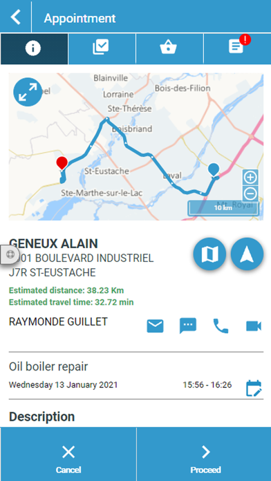 Opti-Time Mobile Screenshots