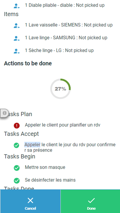 Opti-Time Mobile Screenshots