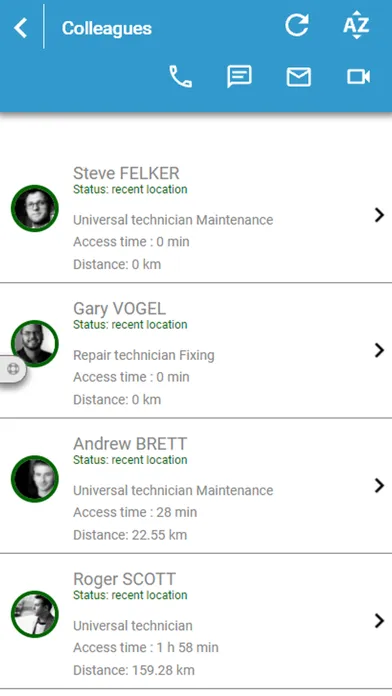 Screenshot di Opti-Time Mobile