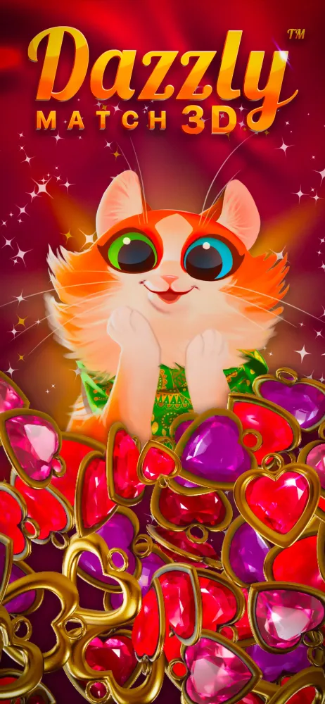 Tangkapan layar Dazzly Match 3D: Gem Matching