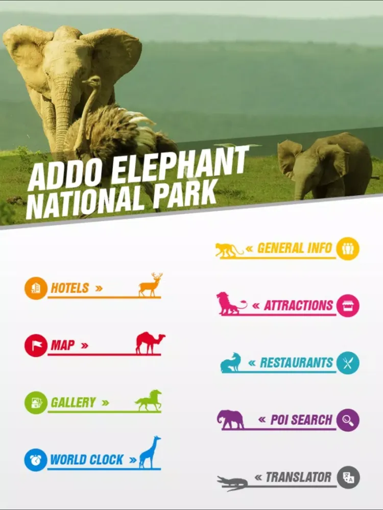 Capturas de tela do Addo Elephant National Park Tourism Guide iPad 