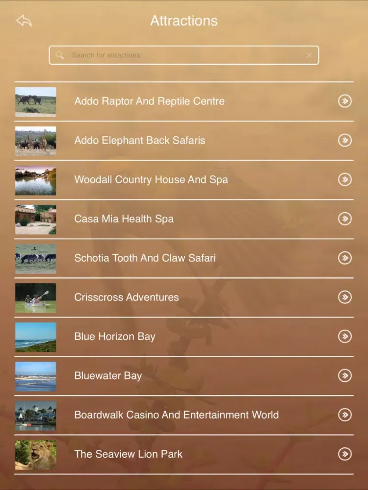 Capturas de tela do Addo Elephant National Park Tourism Guide iPad 