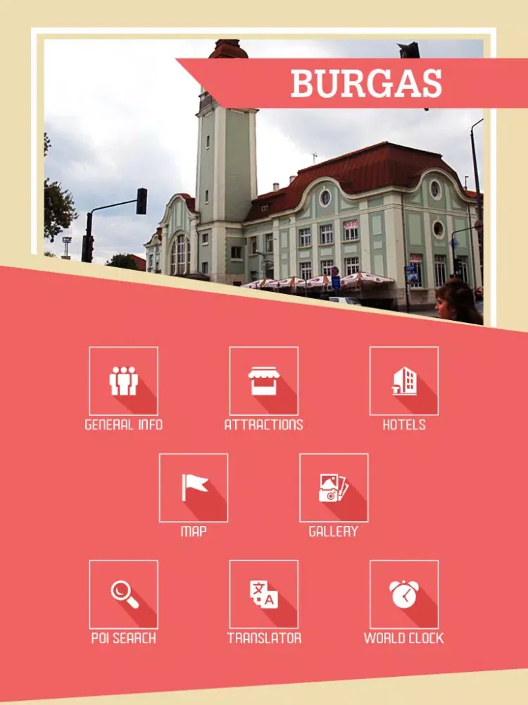 Burgas City Guide iPad 应用截图