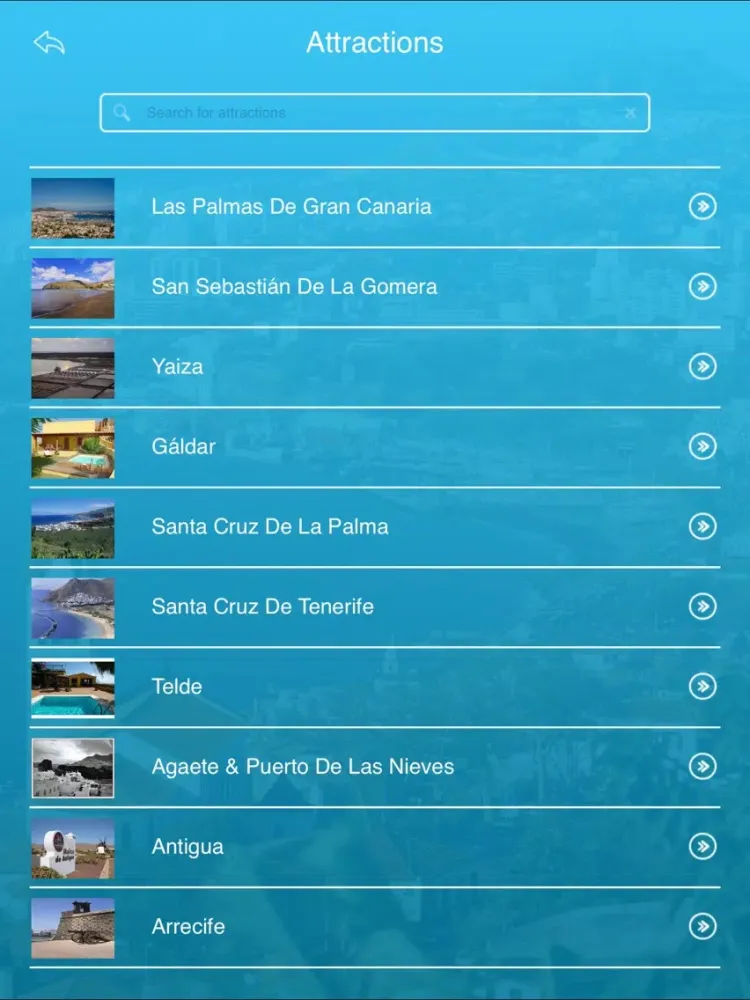 Tourism Canary Islands iPad  스크린샷