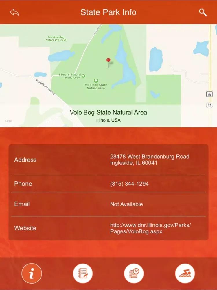 Illinois State Parks & Trails iPad 应用截图