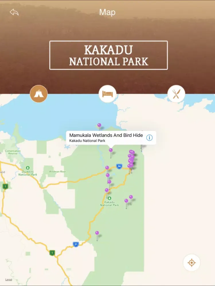 Captures d'écran de Kakadu National Park Tourism Guide iPad 