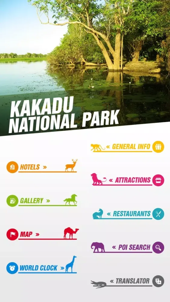 Captures d'écran de Kakadu National Park Tourism Guide