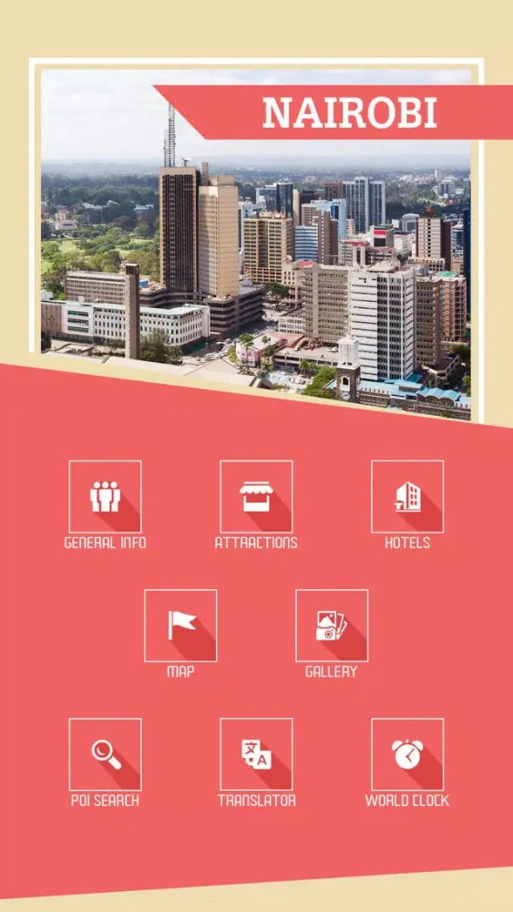Tangkapan layar Nairobi Tourism Guide