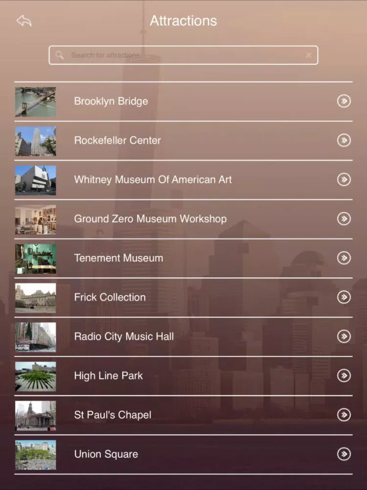 Скриншоты New York Tourism Guide iPad 