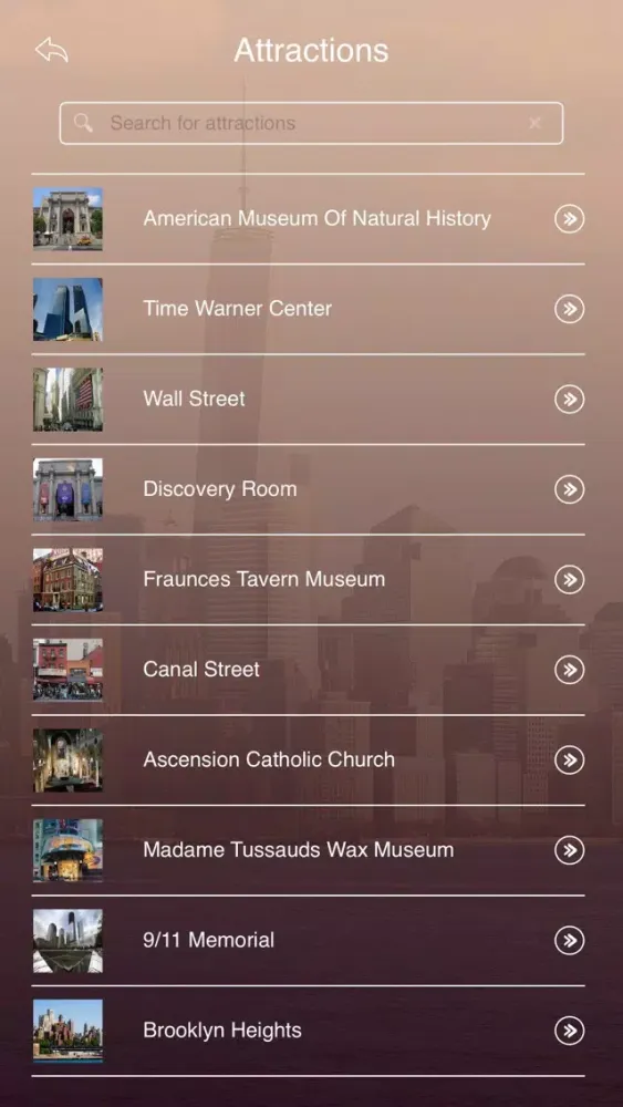 Скриншоты New York Tourism Guide