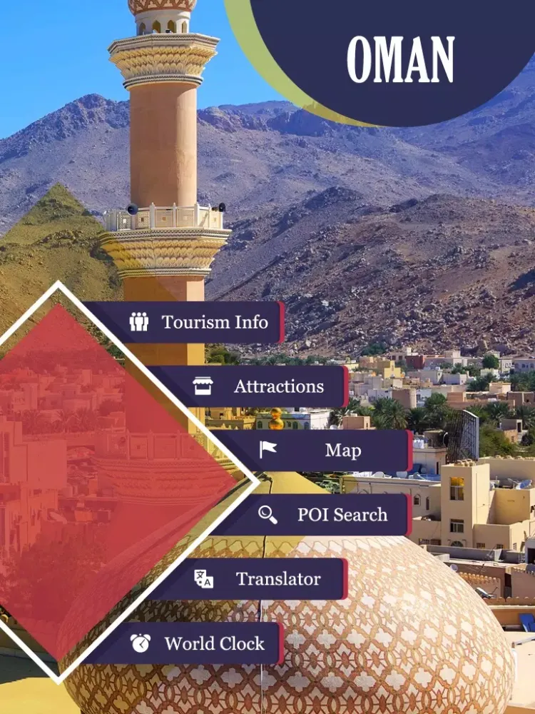 Tangkapan skrin Tourism Oman iPad 