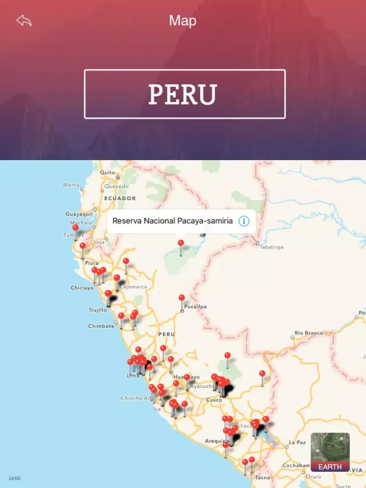 Peru Tourist Guide iPad  스크린샷